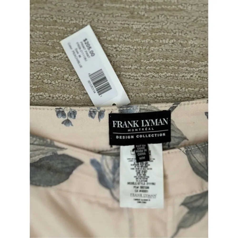 Frank Lyman Design Collection Embellished Blue Floral Print Jeans, Size M, NWT - Picture 5 of 8